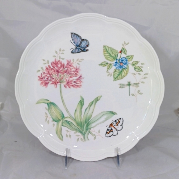 Lenox Butterfly Meadow Plate & 3 Handpainted Cups - Picture 3 of 6